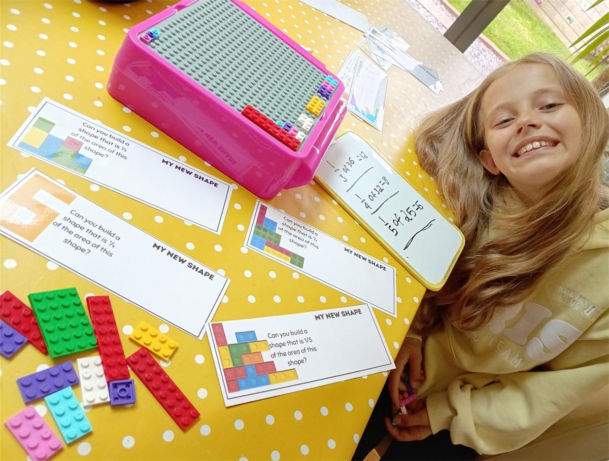 A cardboard role-play shop built for a money maths session
