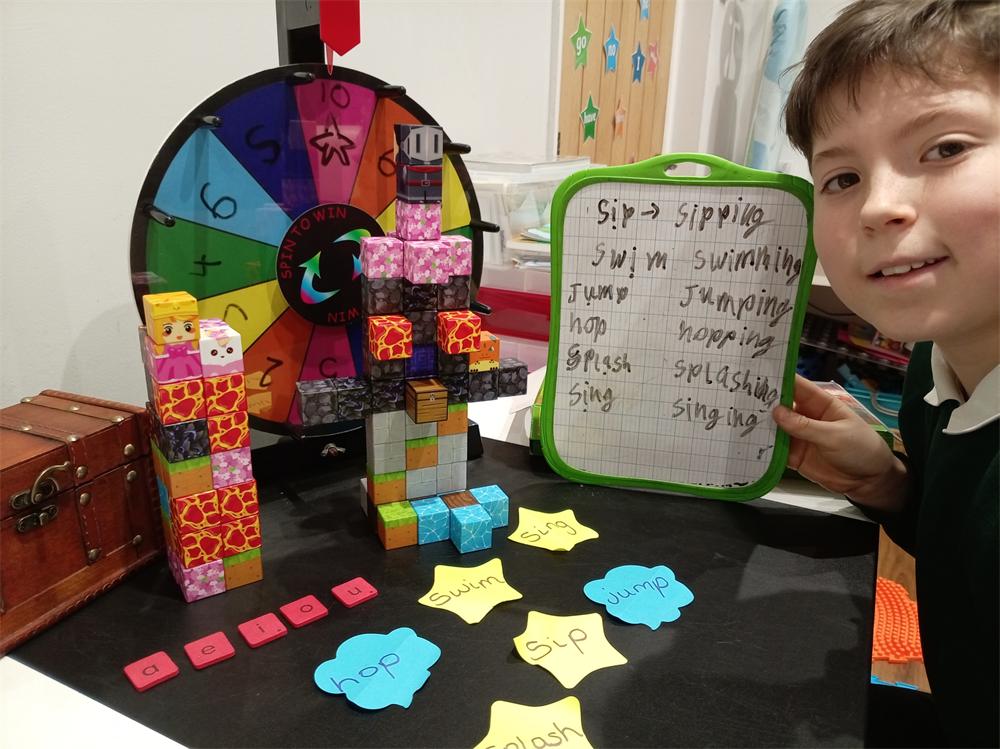 Hands-on maths practice shaped around a pupil's targets